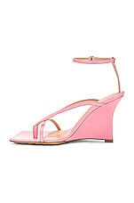 Bottega Veneta Stretch Ankle Strap Wedge Sandal in Blossom, view 5, click to view large image.