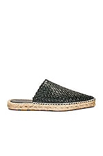 Bottega Veneta Open Back Espadrille in Inkwell, view 1, click to view large image.
