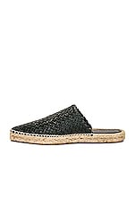 Bottega Veneta Open Back Espadrille in Inkwell, view 5, click to view large image.