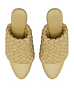 Bottega Veneta Padded Leather Sandals in Tapioca, view 4, click to view large image.