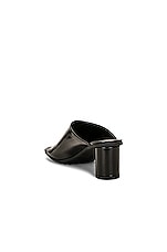 Bottega Veneta Atomic Mule Sandal in Black, view 3, click to view large image.
