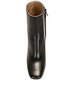 Bottega Veneta Knot Ankle Boot in Black, view 4, click to view large image.