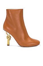 Bottega Veneta Knot Ankle Boot in Wood, view 1, click to view large image.