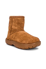 Bottega Veneta Snap Ankle Boot in Caramel, view 2, click to view large image.