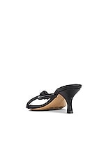 Bottega Veneta Blink Mule Sandal in Black, view 3, click to view large image.