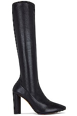 Bottega Veneta Tripod High Boot in Black, view 1, click to view large image.