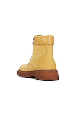 Bottega Veneta Haddock Ankle Boot in Ochre, view 3, click to view large image.