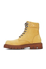 Bottega Veneta Haddock Ankle Boot in Ochre, view 5, click to view large image.