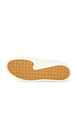 Bottega Veneta Leather Sneaker in White, view 6, click to view large image.