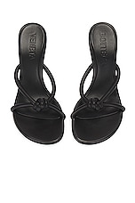 Bottega Veneta Blink Mule Sandal in Black, view 4, click to view large image.