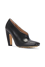 Bottega Veneta Canalazzo Pump in Black, view 2, click to view large image.