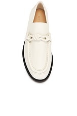 Bottega Veneta Astaire Flat Loafer in String, view 4, click to view large image.