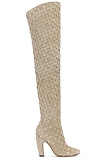 Bottega Veneta Canalazzo Boot in Gravel, view 1, click to view large image.