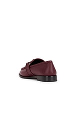 Bottega Veneta Astaire Flat Loafer in Merlot, view 3, click to view large image.