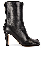 Bottega Veneta Round Toe Boots in Black, view 1, click to view large image.