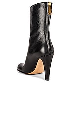 Bottega Veneta Round Toe Boots in Black, view 3, click to view large image.