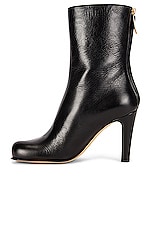 Bottega Veneta Round Toe Boots in Black, view 5, click to view large image.