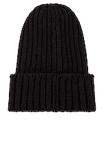 Beams Plus Wool Watch Cap in Black, view 2, click to view large image.