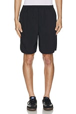 Beams Plus Mil Athletic Shorts Nylon in Black, view 3, click to view large image.