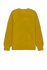 Beams Plus Sweater in Mustard, view 2, click to view large image.