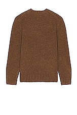 Beams Plus Intarsia Sweater in Brown, view 2, click to view large image.