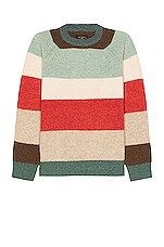 Beams Plus Crew Multi Stripe 5G in Multi | FWRD