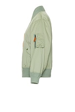 Beams Plus Mil Flight Blouson in Sage, view 3, click to view large image.