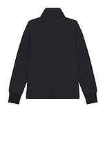 Beams Plus MIL Liner Jersey Back Fleece in Black, view 2, click to view large image.