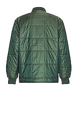 Beams Plus Rev Puff Ripstop Jacket in Green, view 3, click to view large image.
