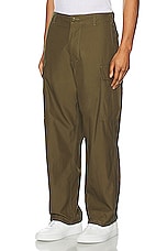 Beams Plus Mil 6 Pockets 80/3 Rip Stop Pant in Olive, view 5, click to view large image.