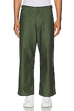 Beams Plus Mil Utility Trousers in Olive, view 3, click to view large image.
