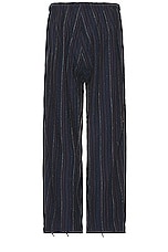 Beams Plus Mil Easy Pants Hickory Tweed Pant in Navy, view 2, click to view large image.