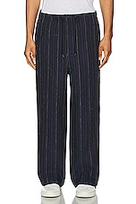 Beams Plus Mil Easy Pants Hickory Tweed Pant in Navy, view 4, click to view large image.
