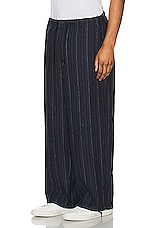 Beams Plus Mil Easy Pants Hickory Tweed Pant in Navy, view 5, click to view large image.