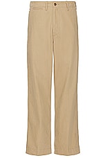 Beams Plus Mil Trousers Twill in Khaki, view 1, click to view large image.