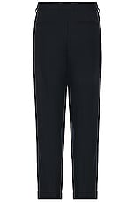 Beams Plus 2 Pleats Trousers in Navy, view 2, click to view large image.