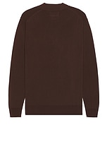 Beams Plus Knit Polo in Brown, view 2, click to view large image.