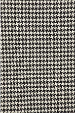 Beams Plus Work Classic Fit Houndstooth Shirt in Black, view 3, click to view large image.