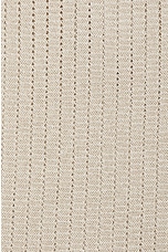 Beams Plus Knit Polo Washi 2 Tone in Off White, view 3, click to view large image.