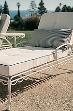 business & pleasure co. Al Fresco Sun Lounger in Antique White, view 4, click to view large image.