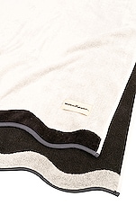 business & pleasure co. Beach Towel in Riviera White, view 2, click to view large image.