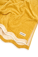 business & pleasure co. Beach Towel in Riviera Mimosa, view 2, click to view large image.