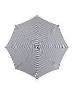 business & pleasure co. Premium Umbrella in Laurens Navy Stripe, view 2, click to view large image.