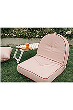 business & pleasure co. Reclining Pillow Lounger in Riviera Pink, view 4, click to view large image.