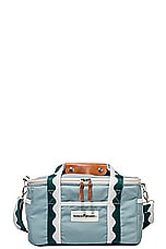 business & pleasure co. Premium Cooler Bag in Riviera Green, view 1, click to view large image.