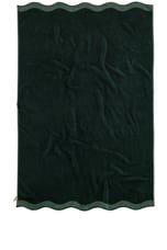 business & pleasure co. Beach Towel in Riviera Green, view 2, click to view large image.