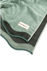 business & pleasure co. Beach Towel in Riviera Green, view 3, click to view large image.