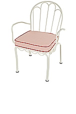 business & pleasure co. Al Fresco Chair Cushion in Riviera Pink, view 2, click to view large image.