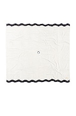 business & pleasure co. Beach Blanket in Riviera White, view 1, click to view large image.