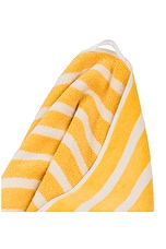 business & pleasure co. Beach Towel in Monaco Mimosa Stripe, view 2, click to view large image.